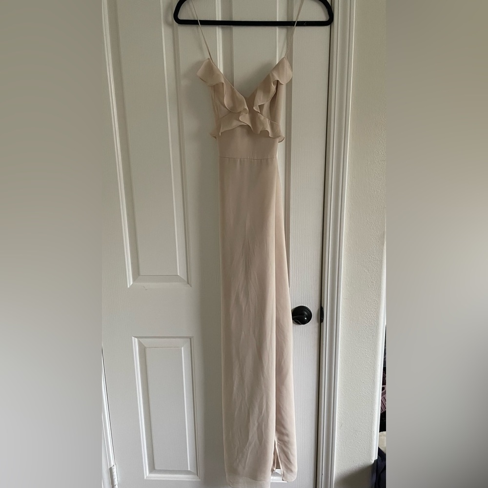 Monique lhuillier bridesmaid maxi dress
